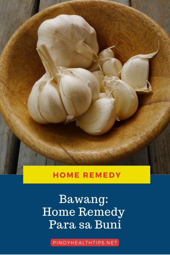 bawang home remedy para sa buni pin